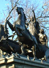 Kriegerkönigin Boudicca;  Statue in London